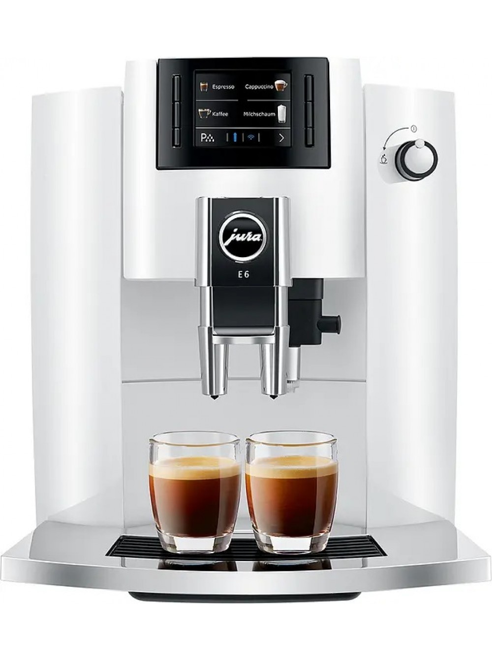 Кофемашина Jura E6 Piano White EU купить в интернет магазине TVGIGANT
