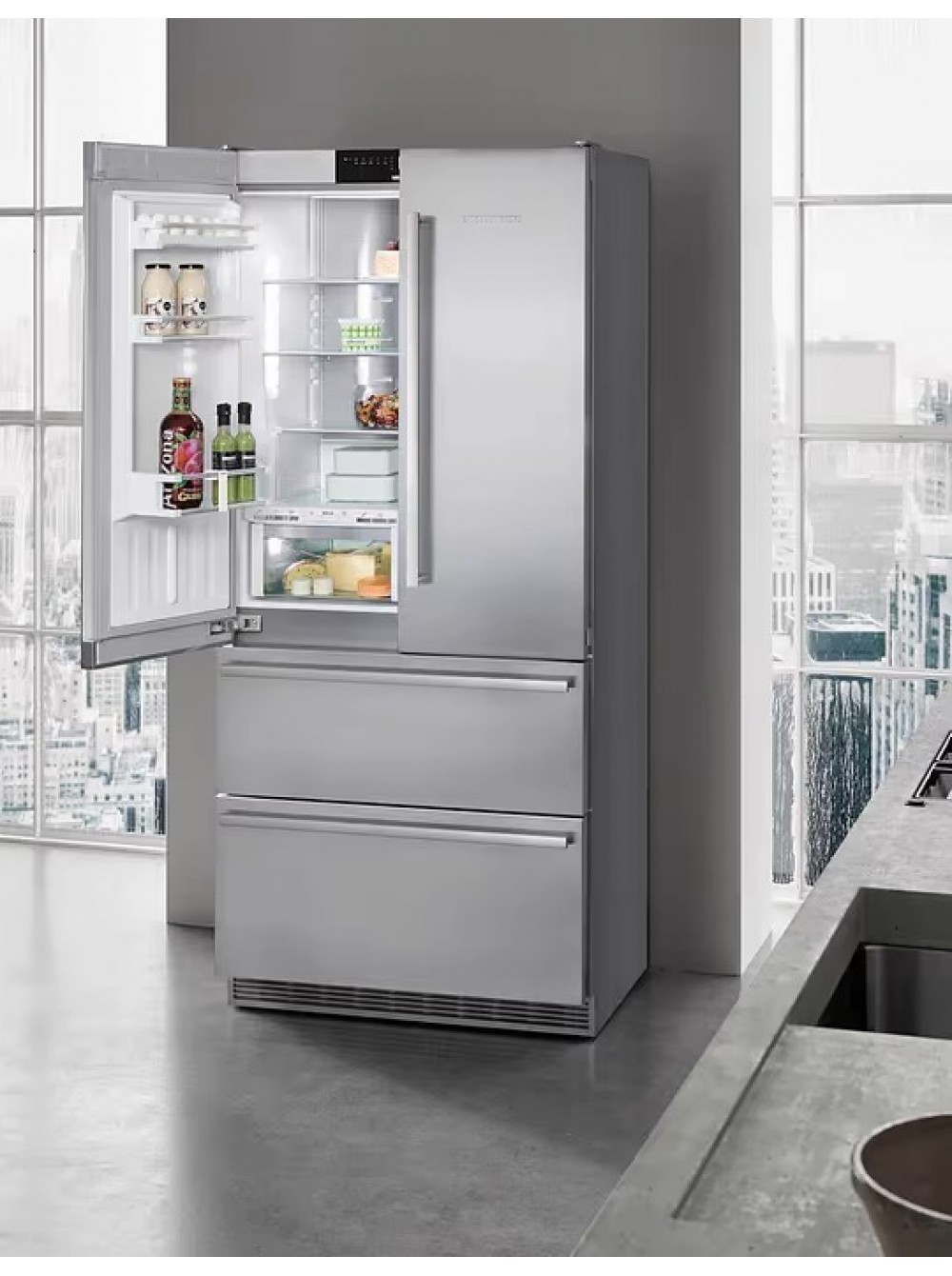 Купить холодильник в сочи. Liebherr CBNES 6256. Холодильник Liebherr CBNES 6256. Холодильник Liebherr CBNES 6256 PREMIUMPLUS BIOFRESH NOFROST. Многокамерный холодильник Liebherr CBNES 6256-25.