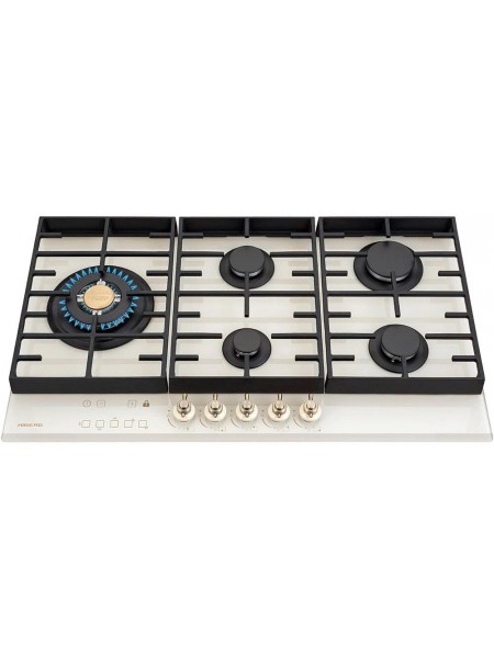 Варочная поверхность HIBERG VM 9155 Y RU, бежевая